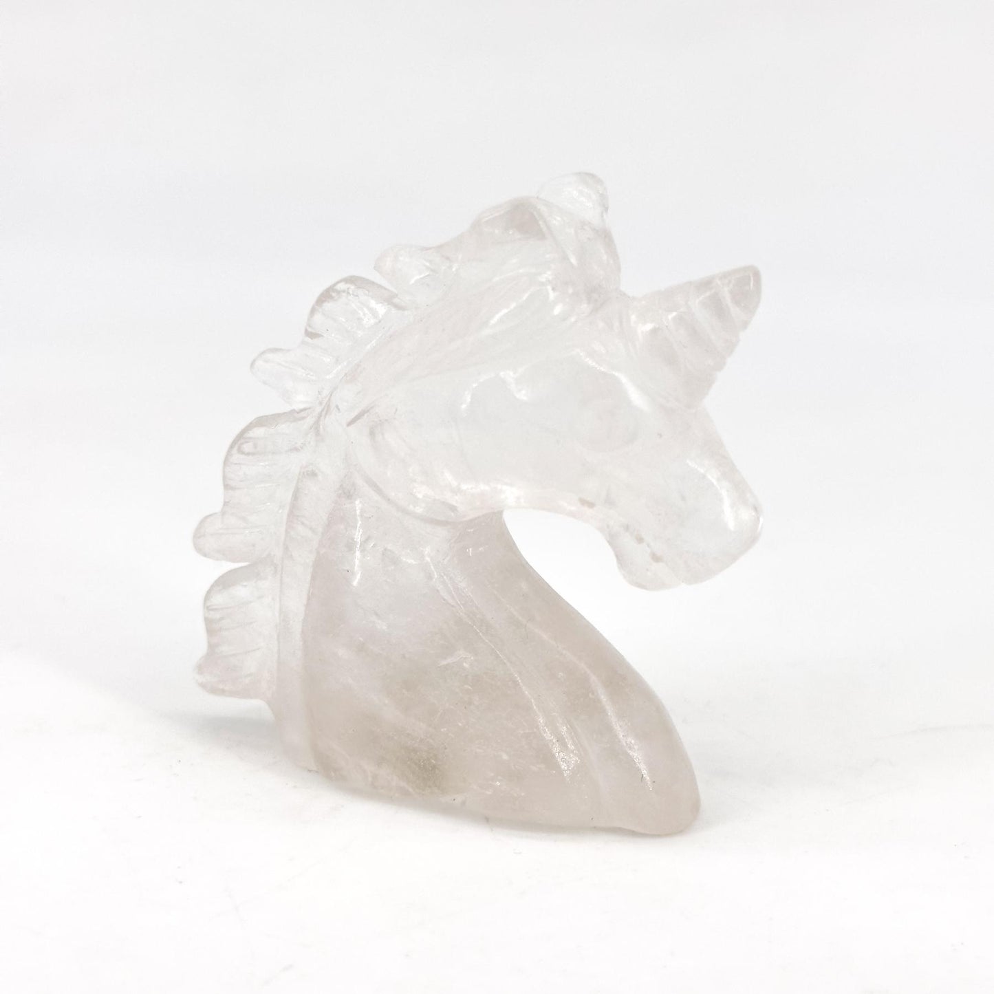 Unicorn Decoration natural Gemstone Carving , spiritual meditation table home decoration gift, cute ornaments