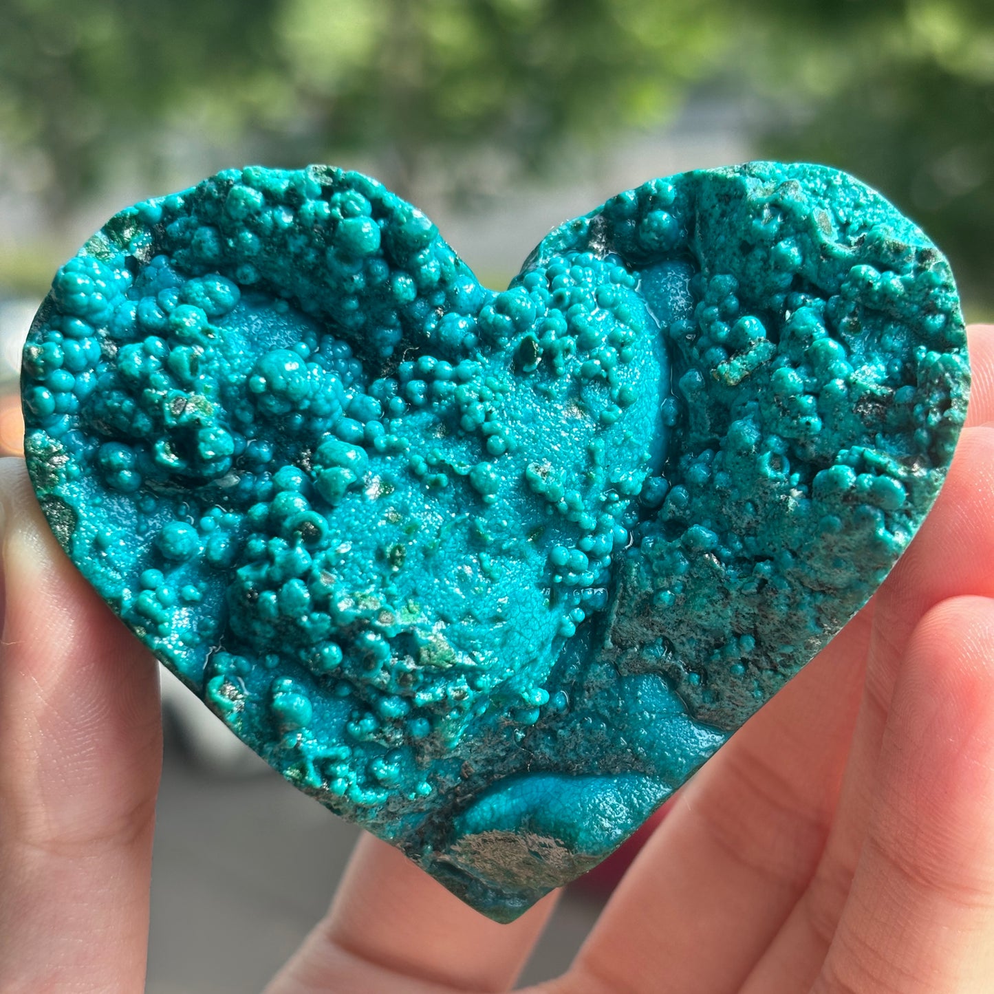 "Natural malachite Heart Carving | Unique Textured Gemstone Decor"