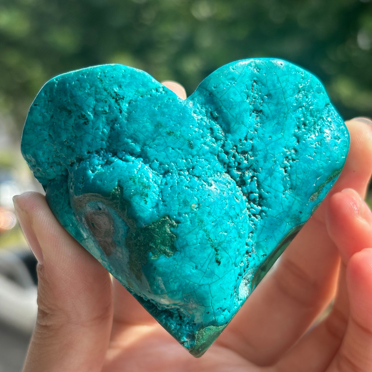"Natural malachite Heart Carving | Unique Textured Gemstone Decor"