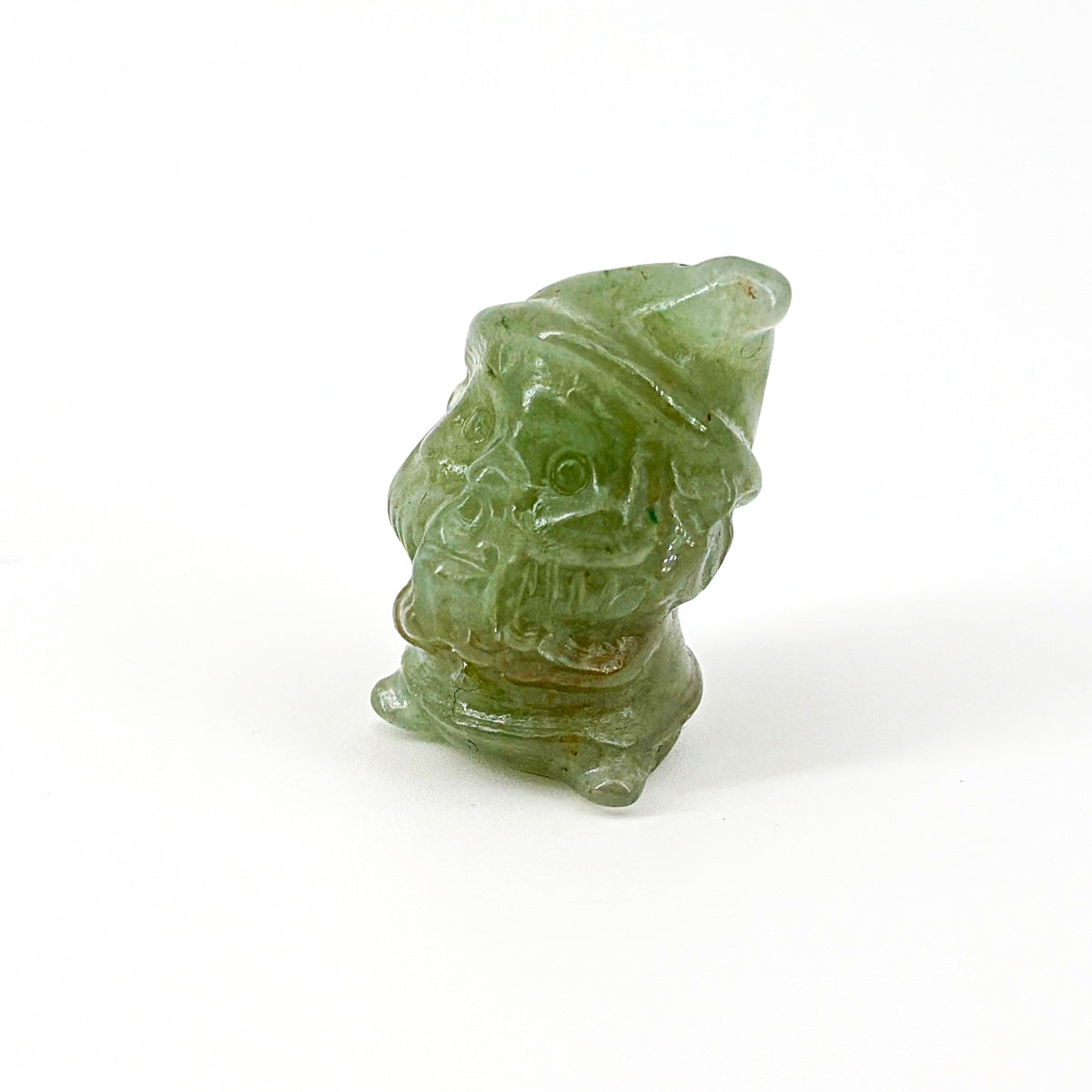"3cm Mini Gemstone Santa Figurine | Festive Crystal Collectible with UV Reactive Effects"
