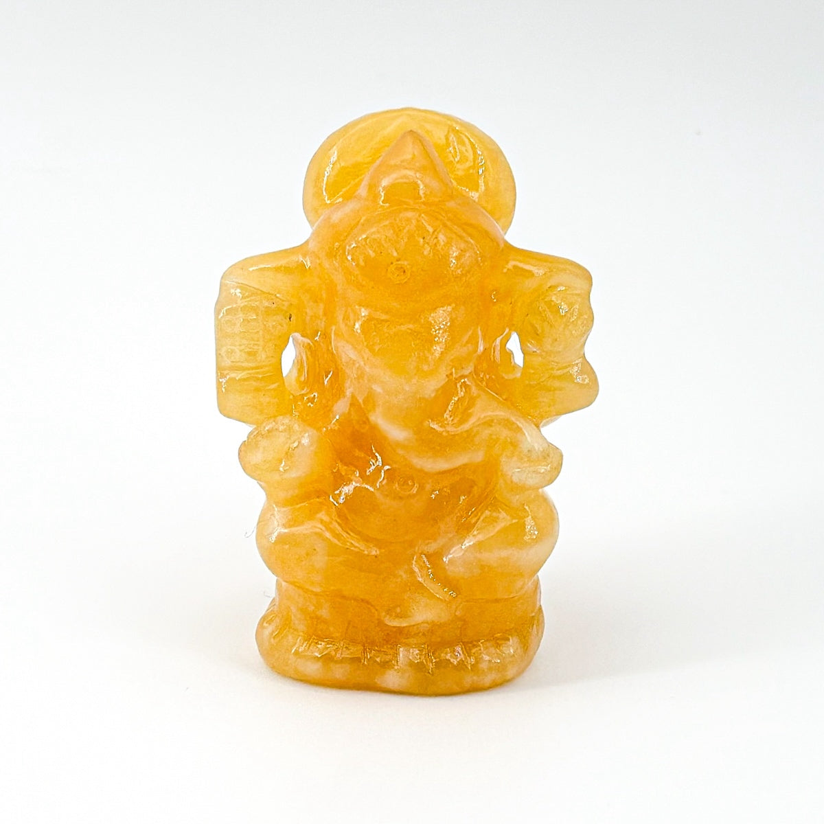 1 count "Handcrafted Ganesha Figurines Set (7-7.5 cm | 2.76-2.95 inches)" Gift Traditional Carved Decoration Lord Ornaments