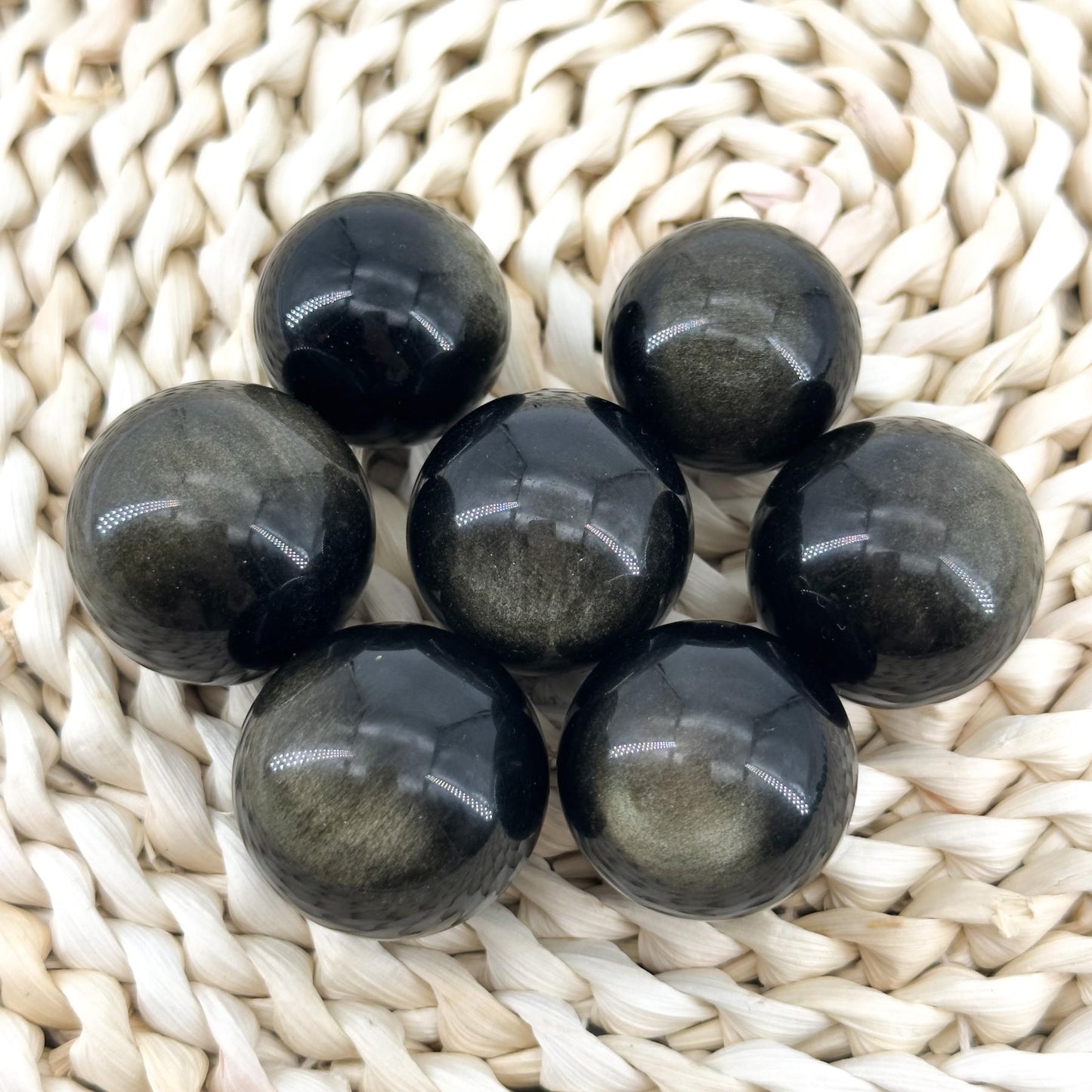 Natural Golden Obsidian Sphere Crystal, golden glitter crystal, home decoration, holiday gift