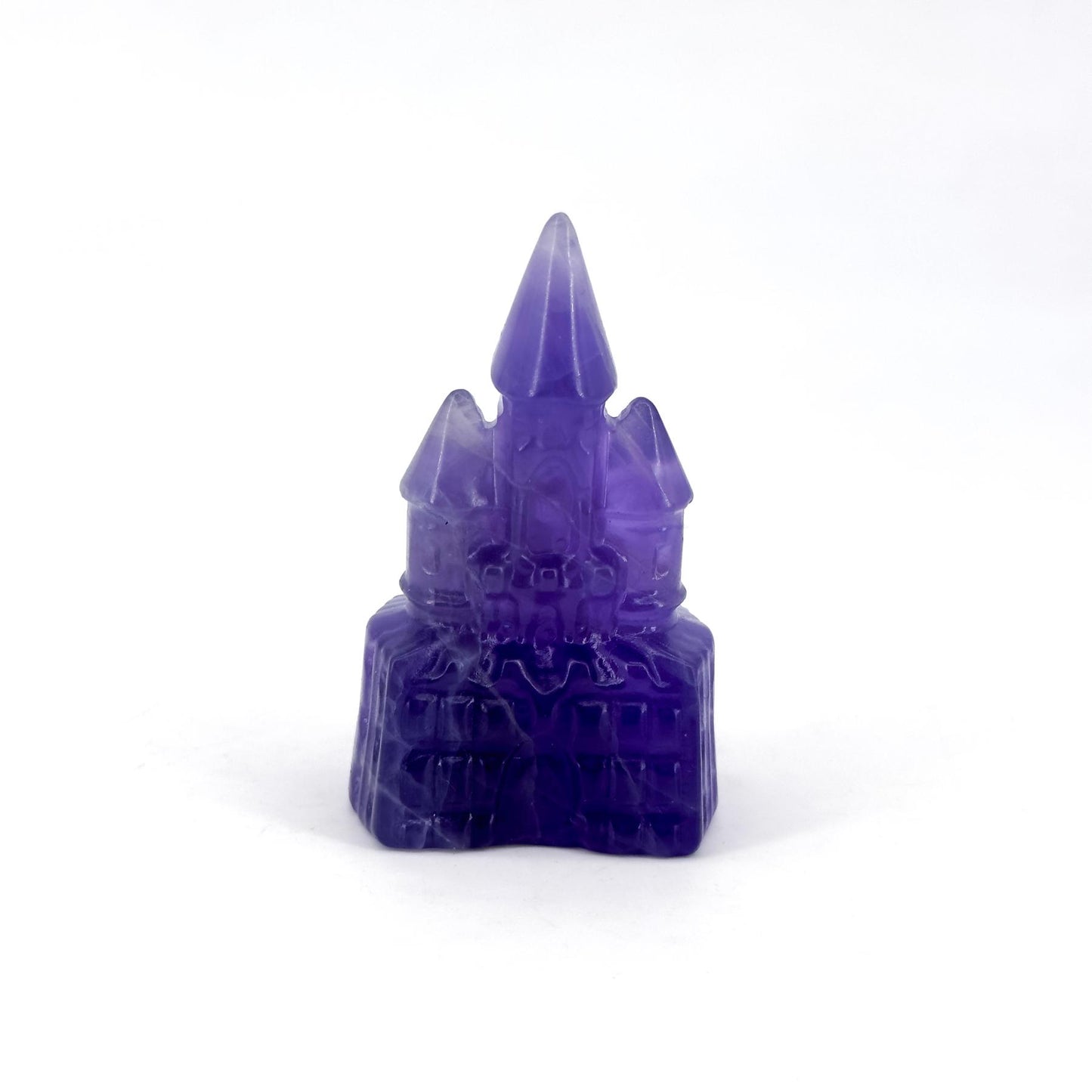 Natural Crystal Decoration ornaments Castle Carving, great decorative effect, creative gifts