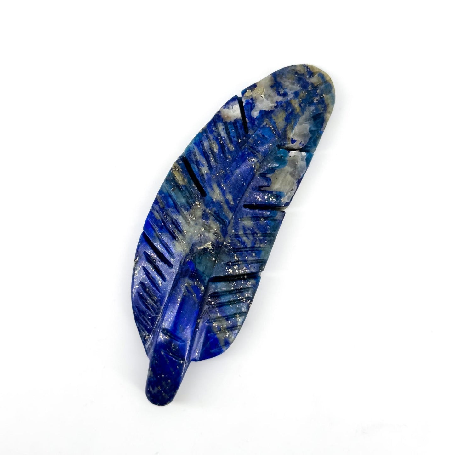 Natural Crystal Feather Carving, home decoration, mini carving ornament, creative gift