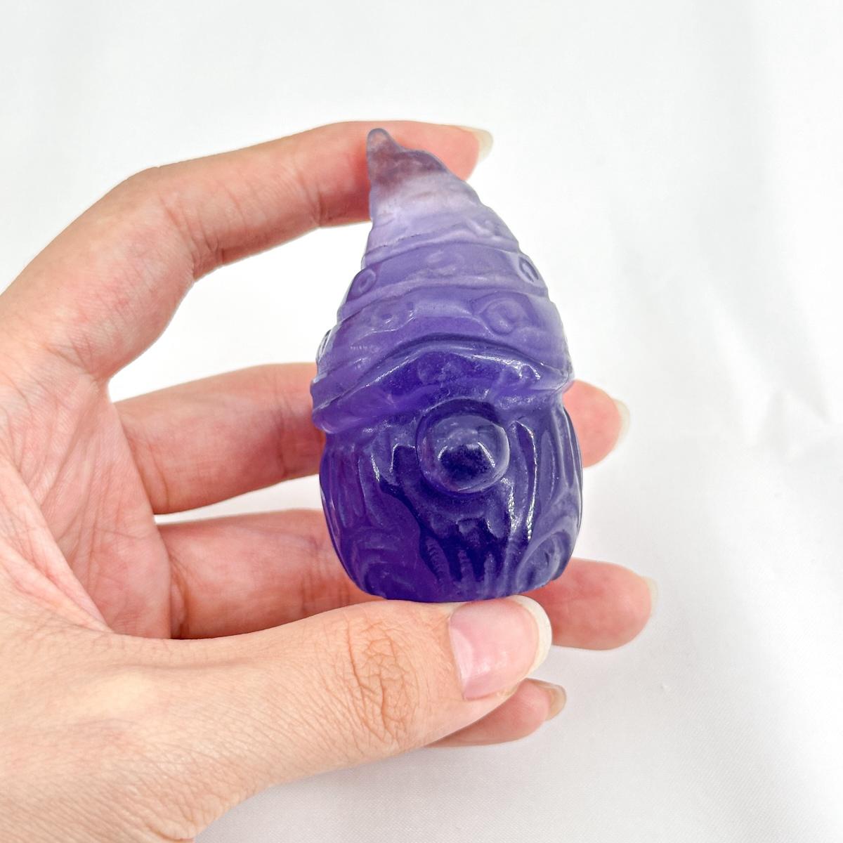1 Count Fluorite Crystal Goblin | Unique Decorative Piece