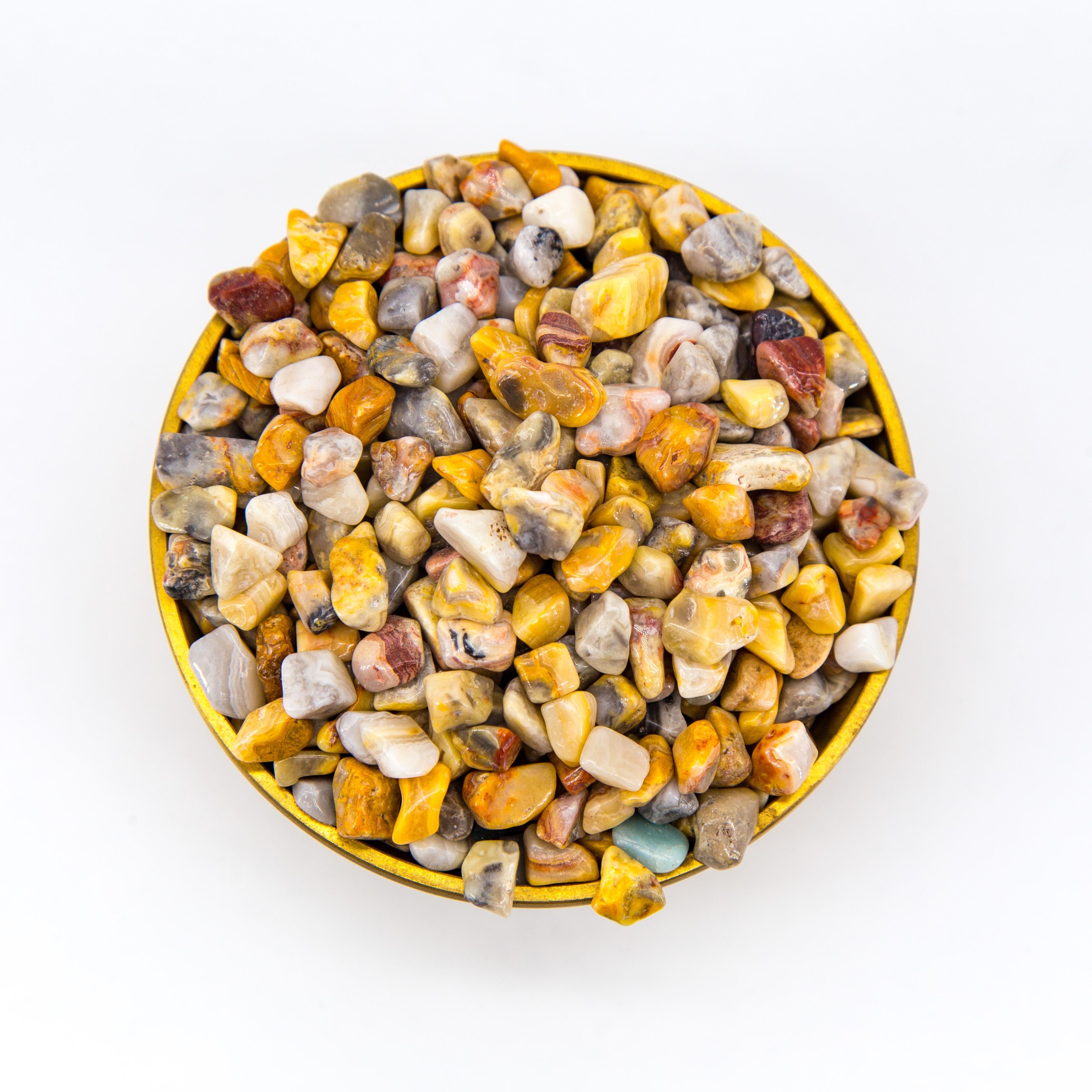 Crystal Chips 100g,Natural Healing Gemstone Chips: Versatile Decorative Elements with Energizing Properties
