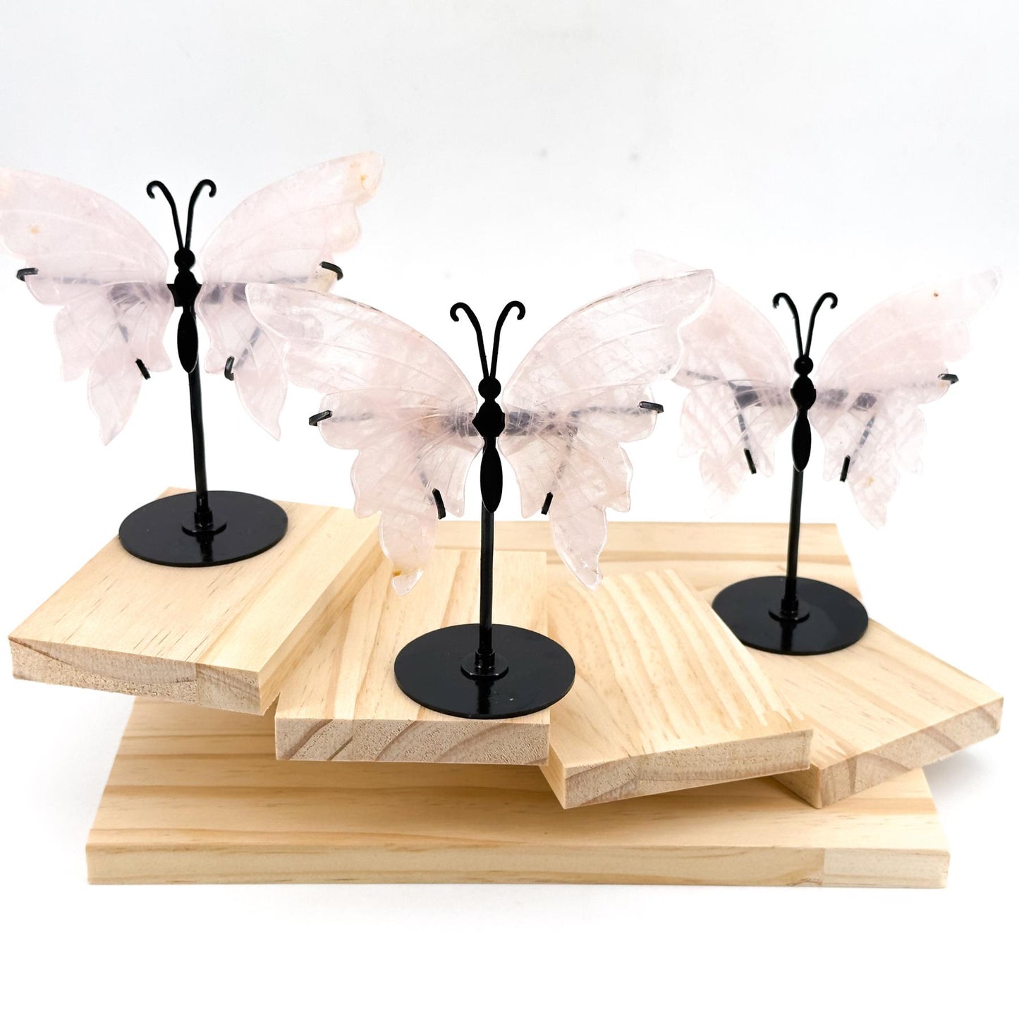 Elegant Natural Crystal Butterfly Wings, Transform Your Home with Serene Light & Unique Elegance, Perfect Decor Gift