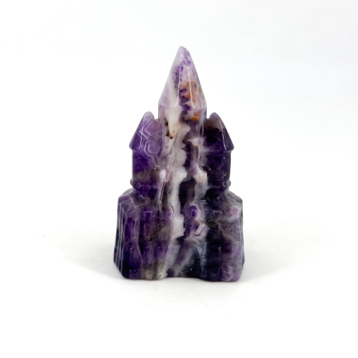 Natural Crystal Decoration ornaments Castle Carving, great decorative effect, creative gifts