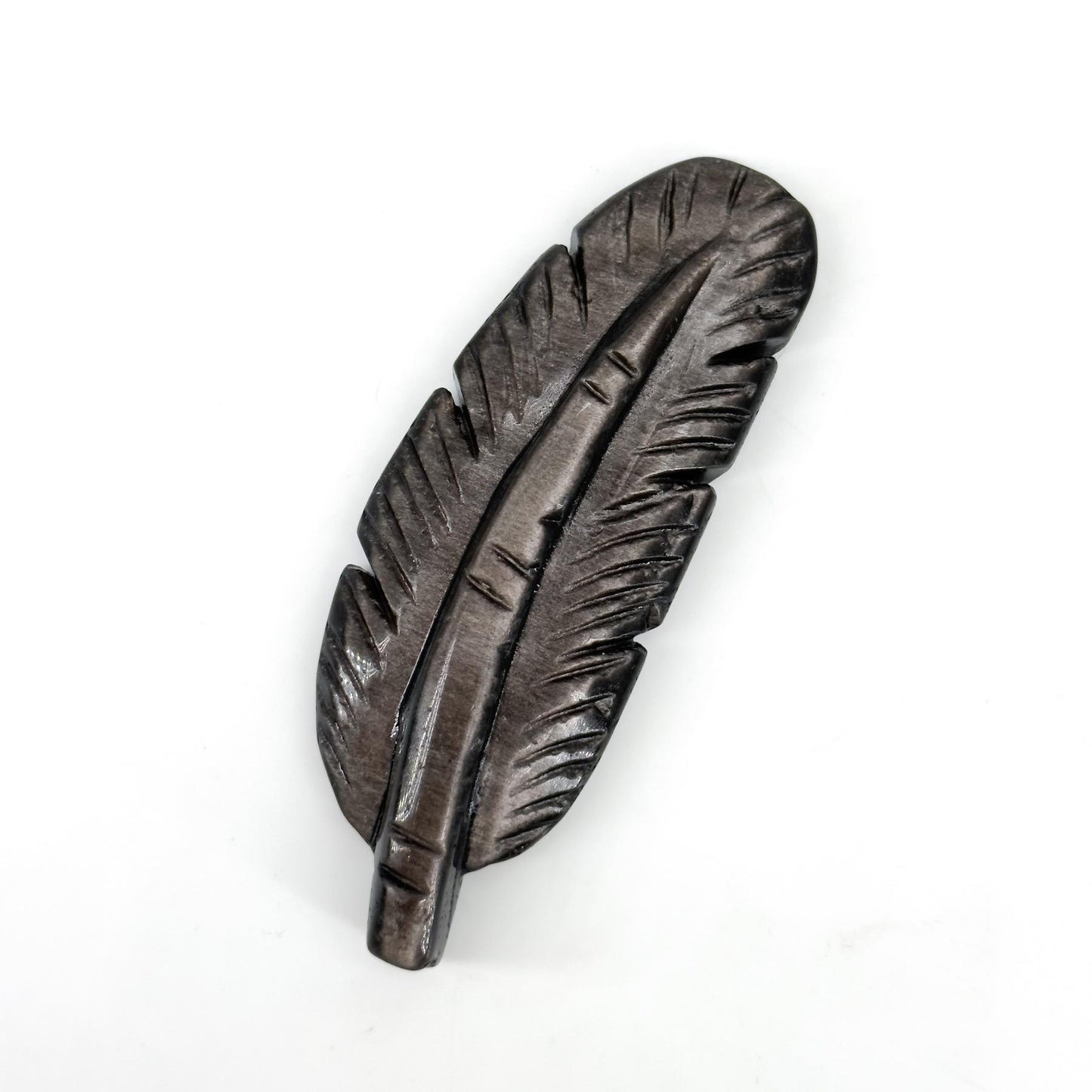 Natural Crystal Feather Carving, home decoration, mini carving ornament, creative gift