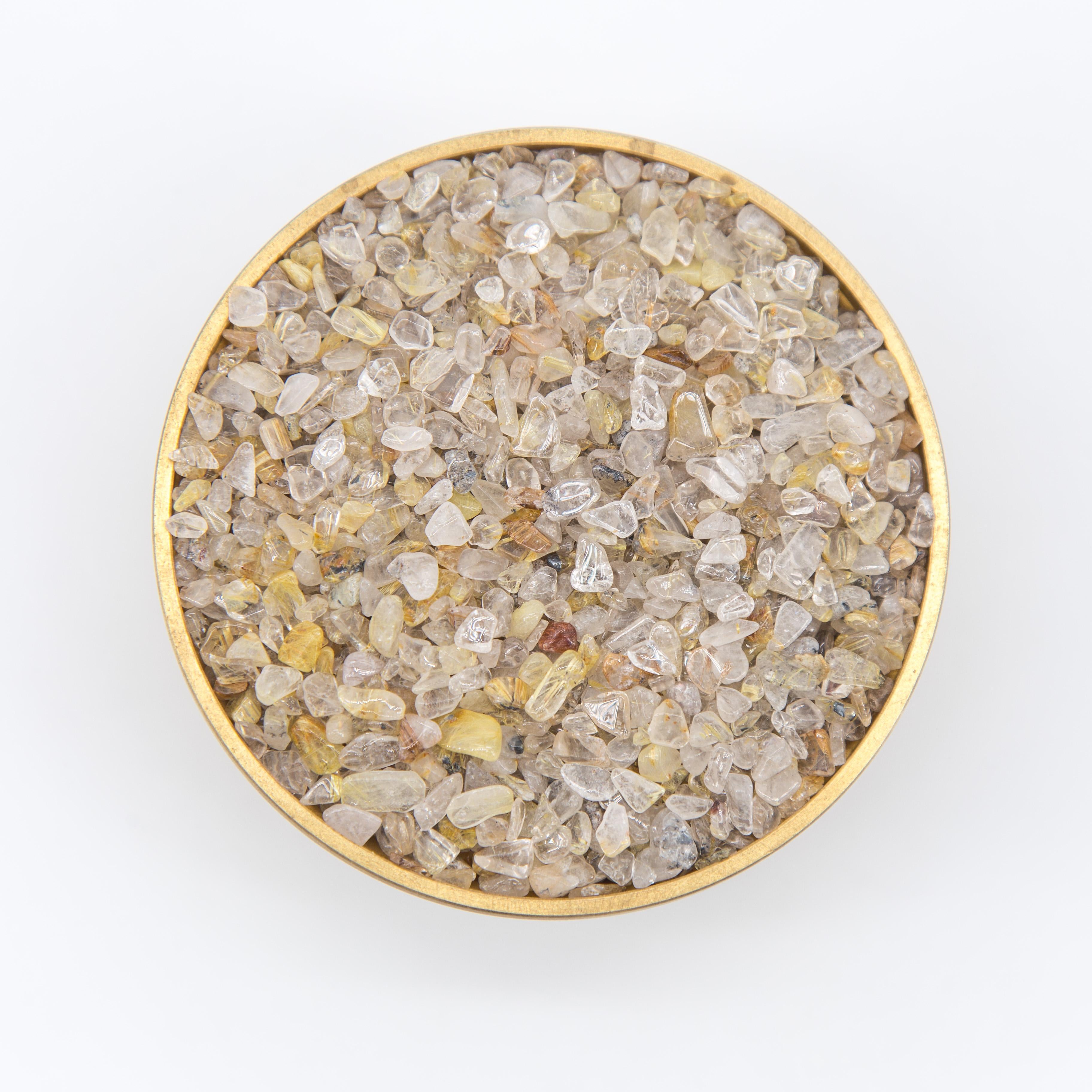 Crystal Chips 100g,Natural Healing Gemstone Chips: Versatile Decorative Elements with Energizing Properties
