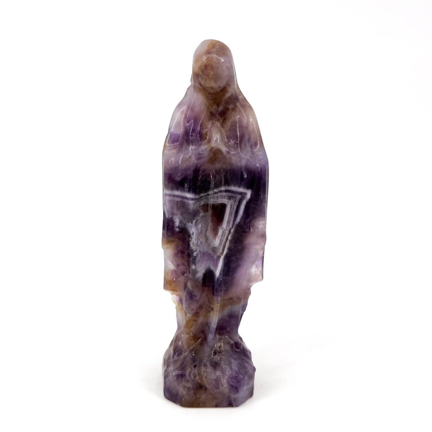 The Virgin Mary Crystal Carving, crystal healing ornament, home decoration collectible spiritual art, crystal gift