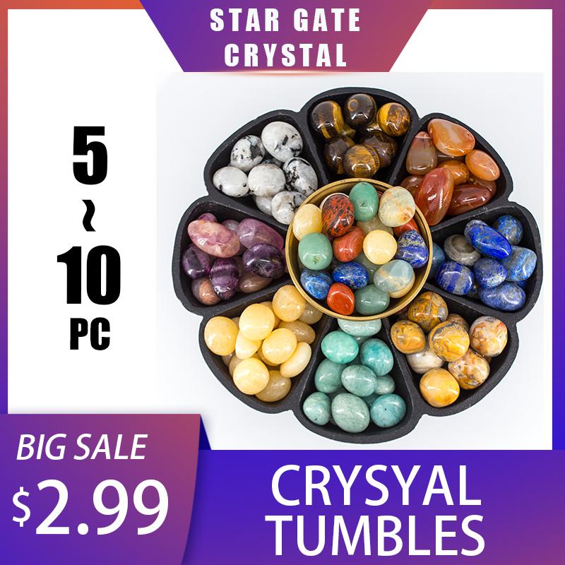Crystal Tumble 100g,Natural Healing Gemstone Tumble: Versatile Decorative Elements with Energizing Properties