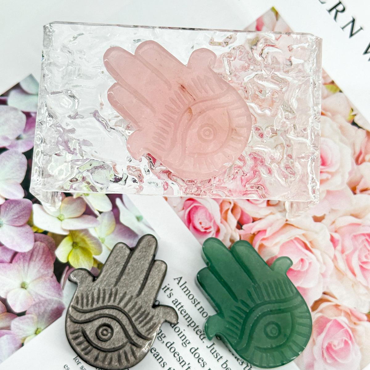 Crystal Hamsa Hand | Unique Decorative Piece