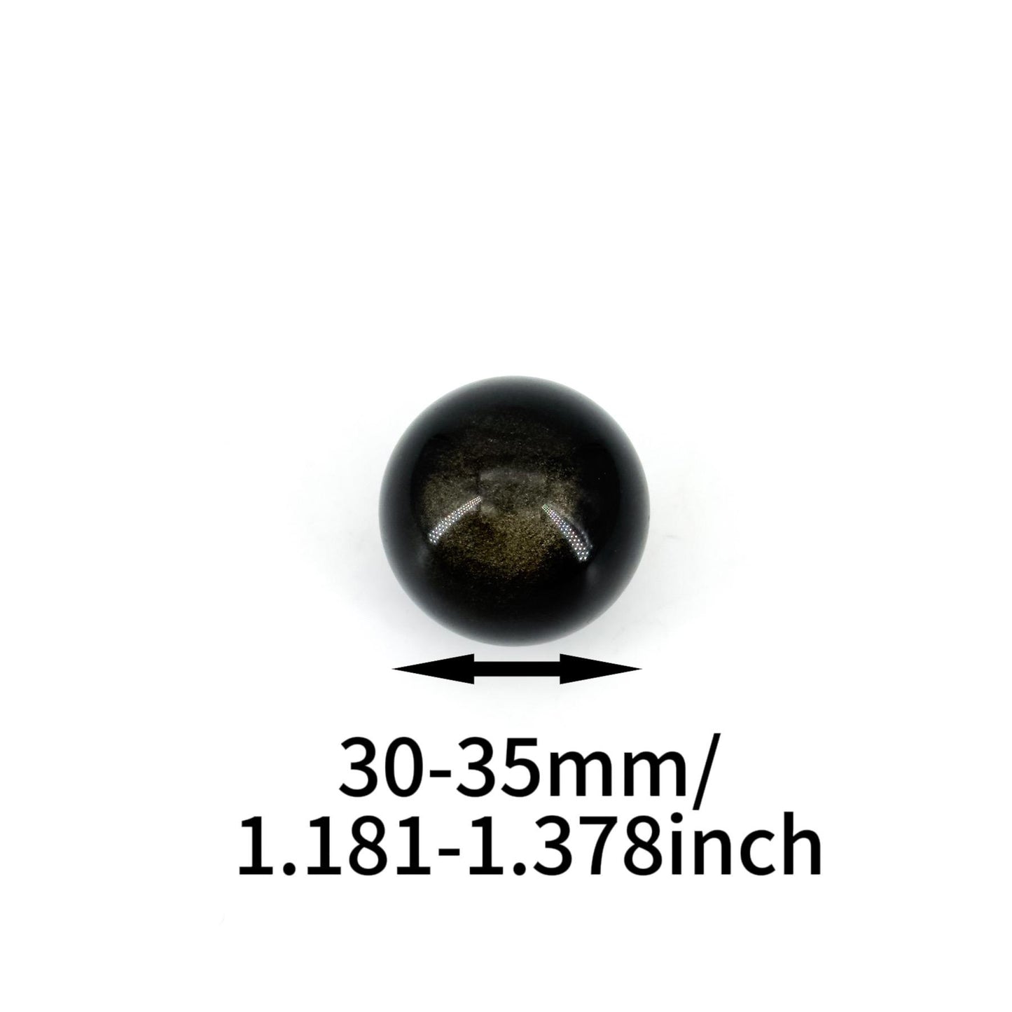 Natural Golden Obsidian Sphere Crystal, golden glitter crystal, home decoration, holiday gift