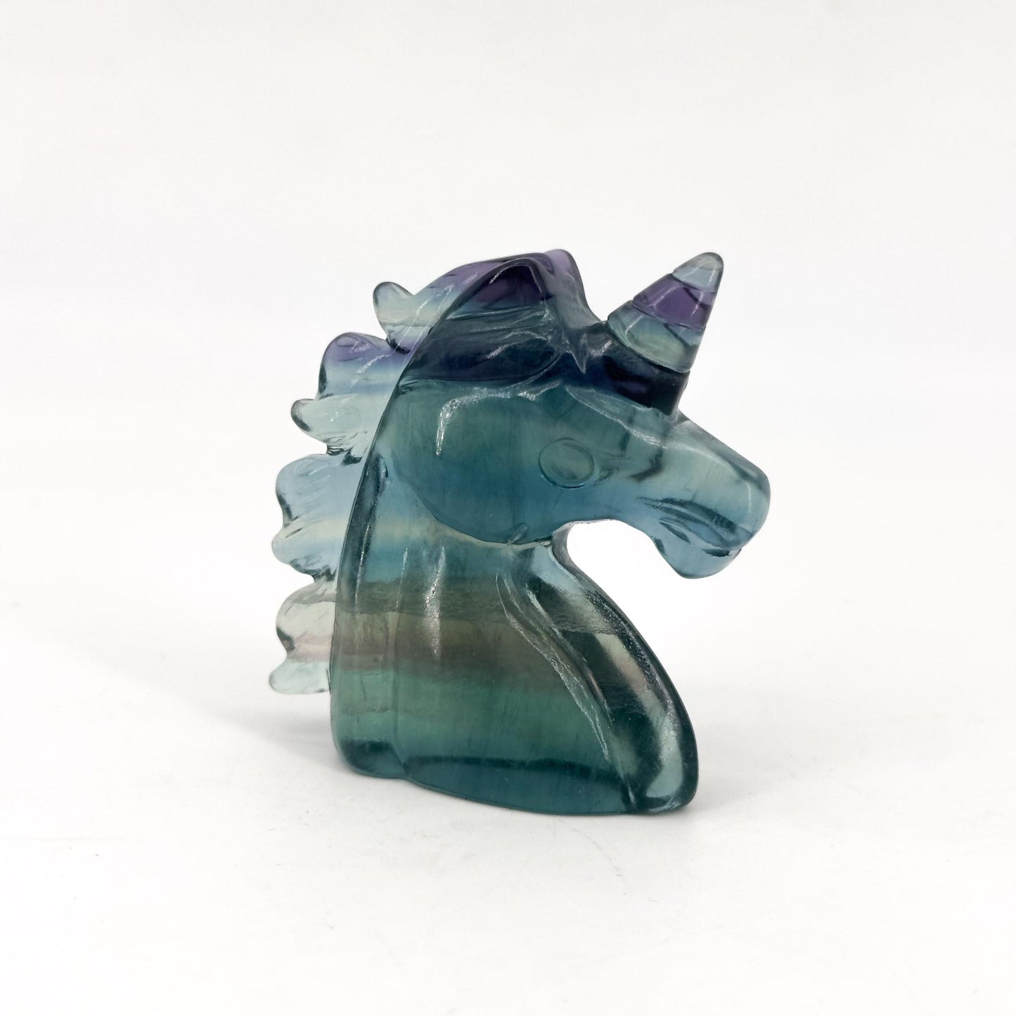 Unicorn Decoration natural Gemstone Carving , spiritual meditation table home decoration gift, cute ornaments