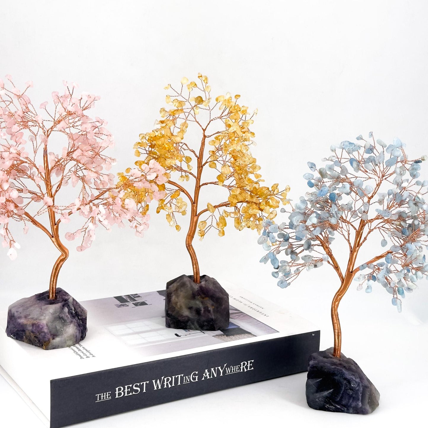 BIG Crystal Money Tree，Energizing Crystal Tree，Home Living Room Bar Cafe Decor Ornament