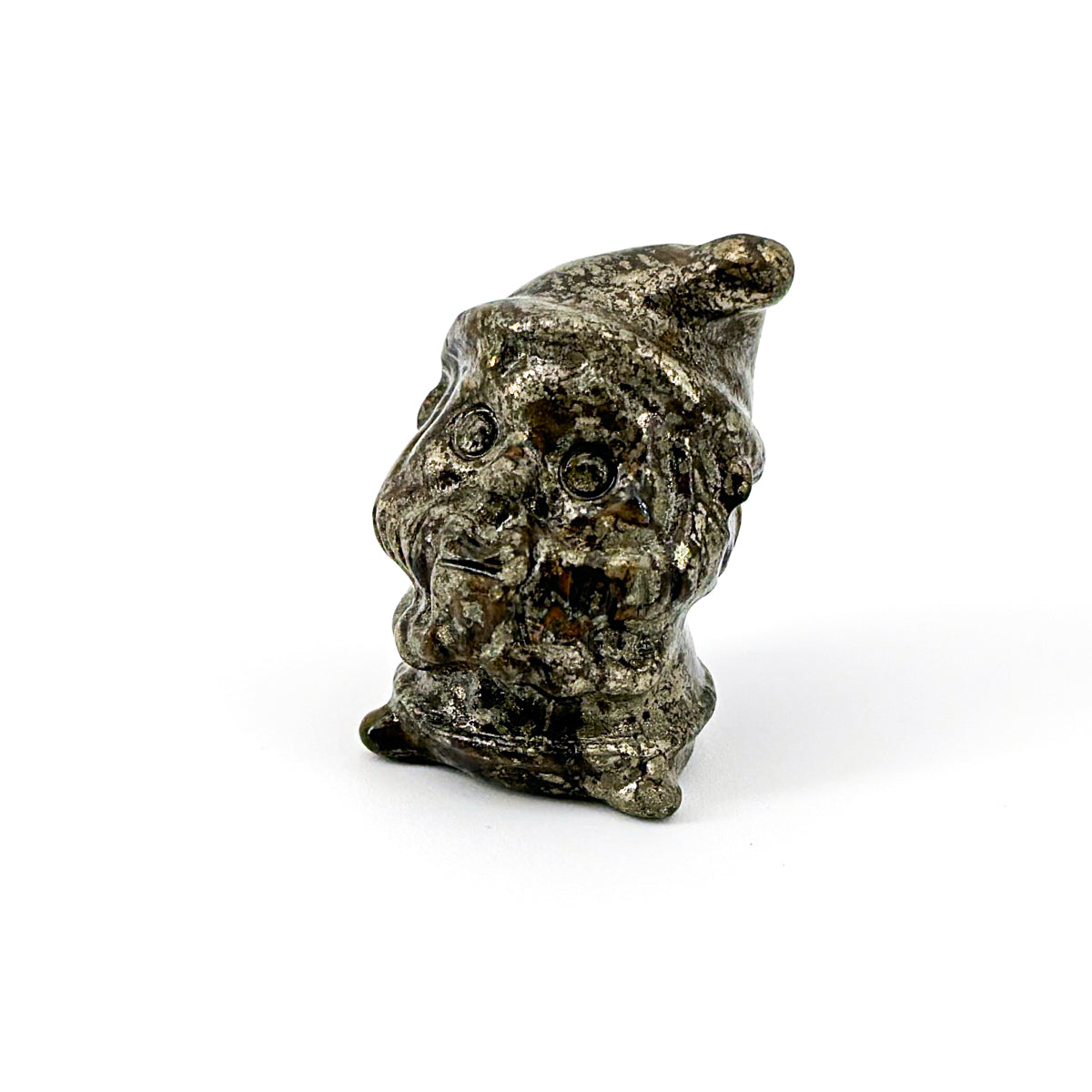 "3cm Mini Gemstone Santa Figurine | Festive Crystal Collectible with UV Reactive Effects"