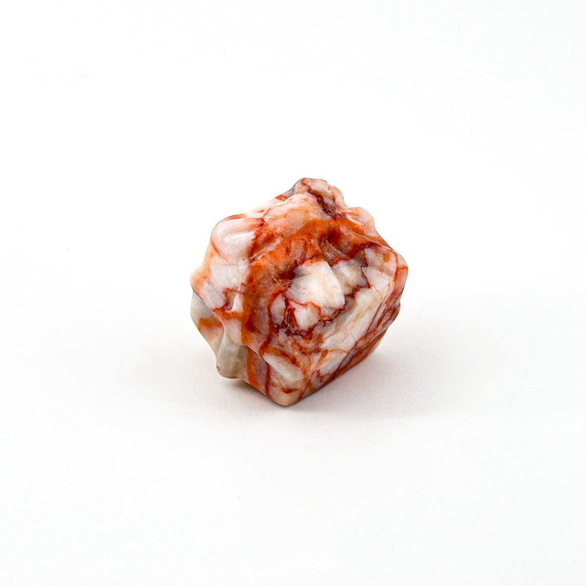 "Mini 2cm Crystal Gift Box Sculpture | Unique Gemstone Decor & Collectible"