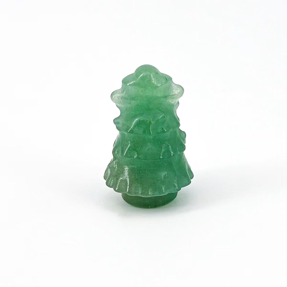"Handmade Mini Crystal Christmas Trees | 3cm Festive Gemstone Ornaments"