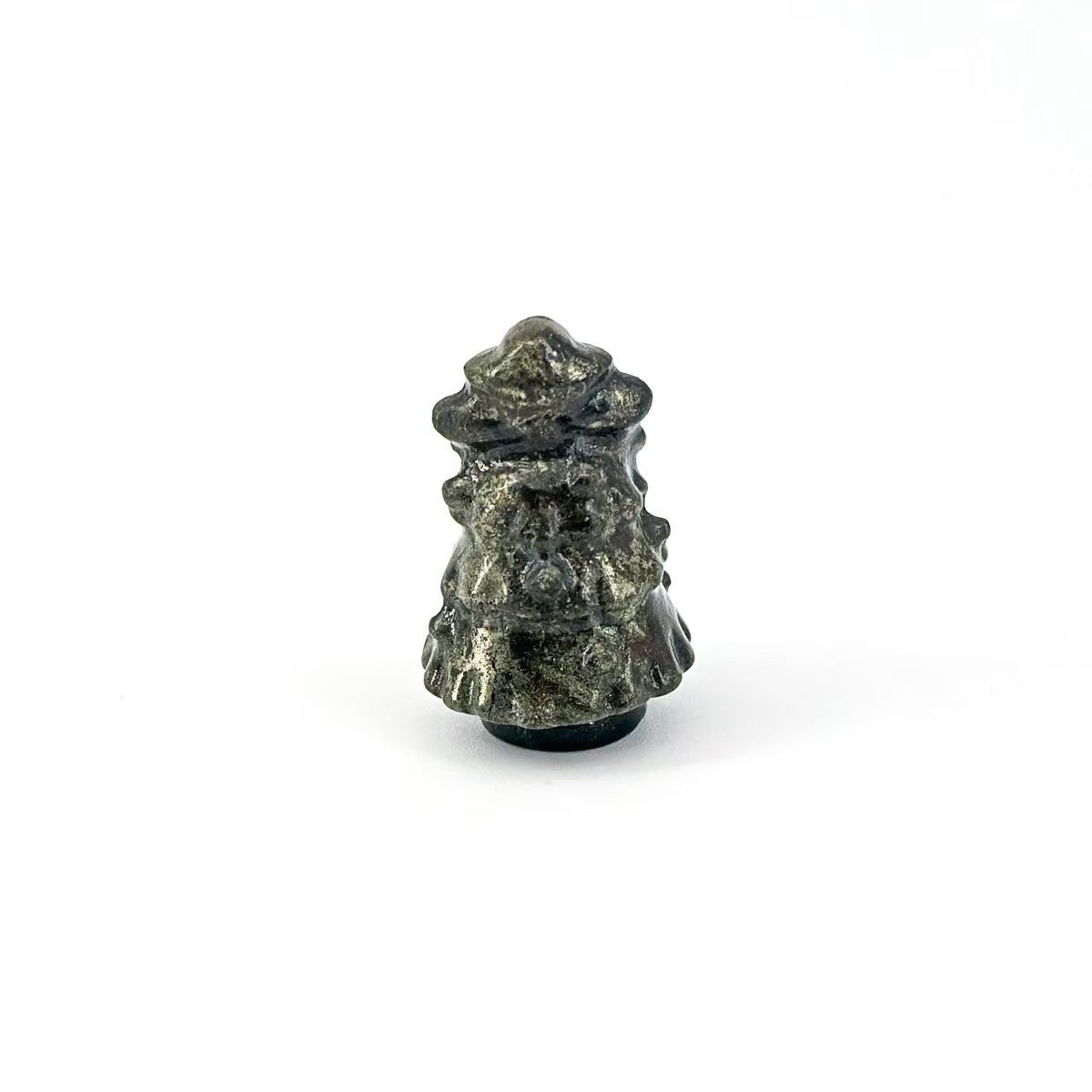"Handmade Mini Crystal Christmas Trees | 3cm Festive Gemstone Ornaments"