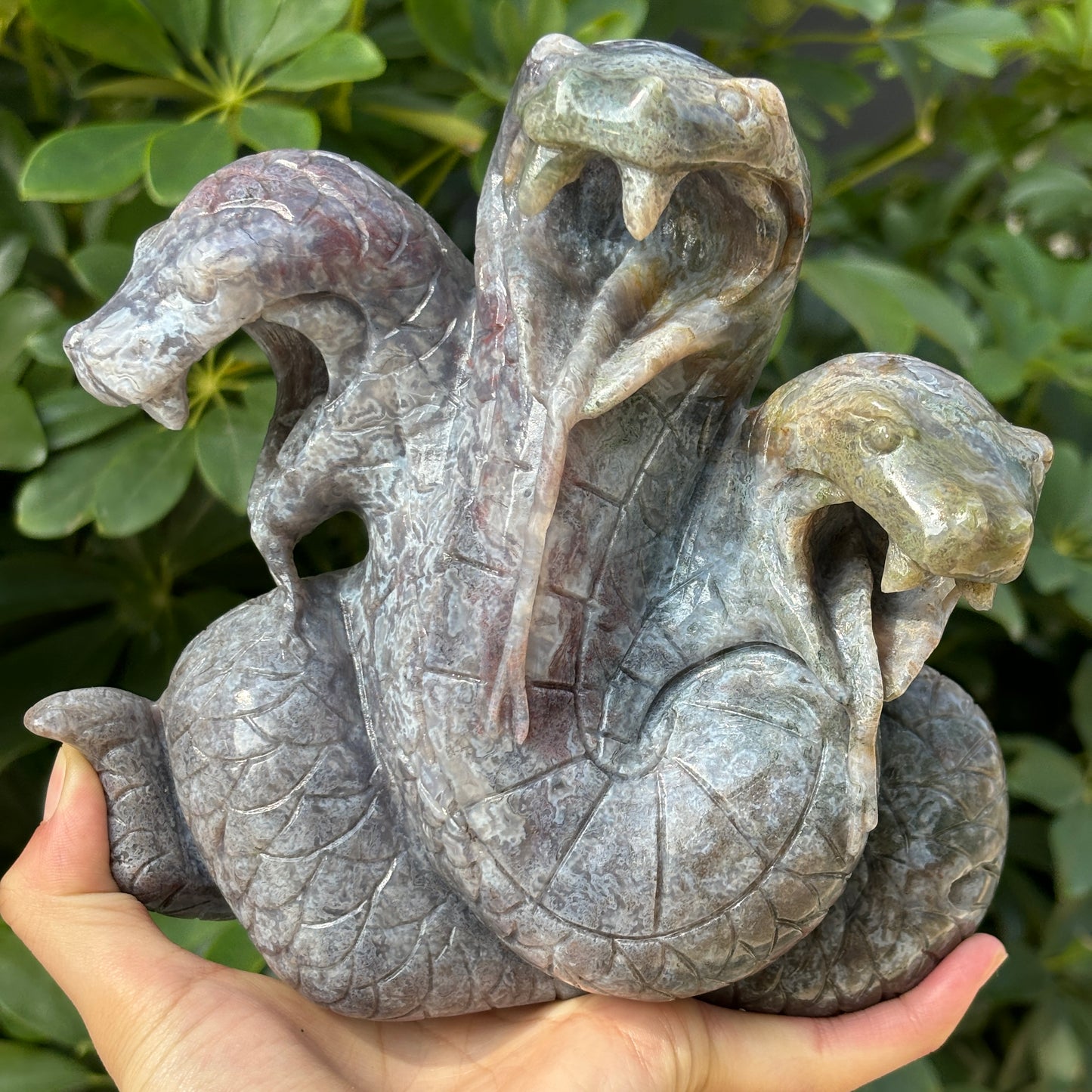 Hand-Carved Crystal Carving,Best Gift ,Dragon,home decor ,peacock,Egle,Bear...
