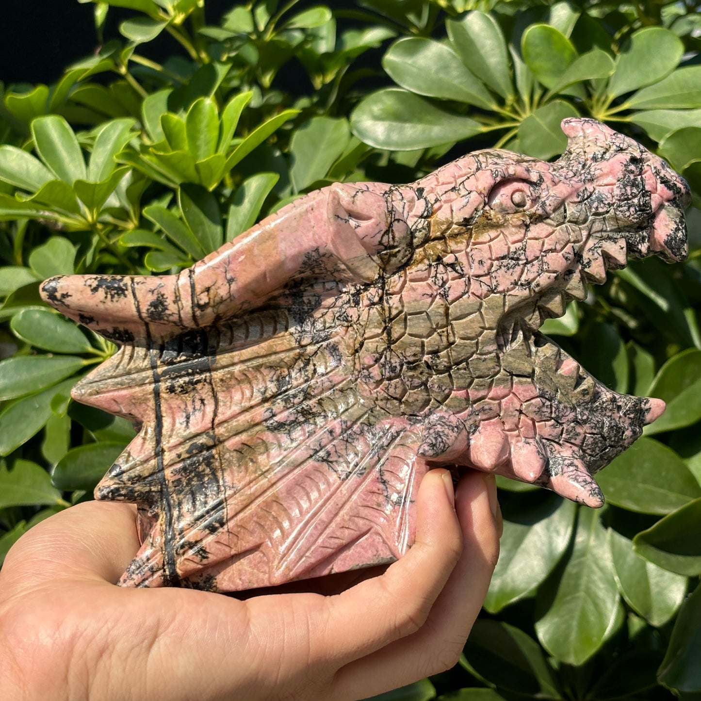 Hand-Carved Crystal Carving,Best Gift ,Dragon,home decor ,peacock,Egle,Bear...