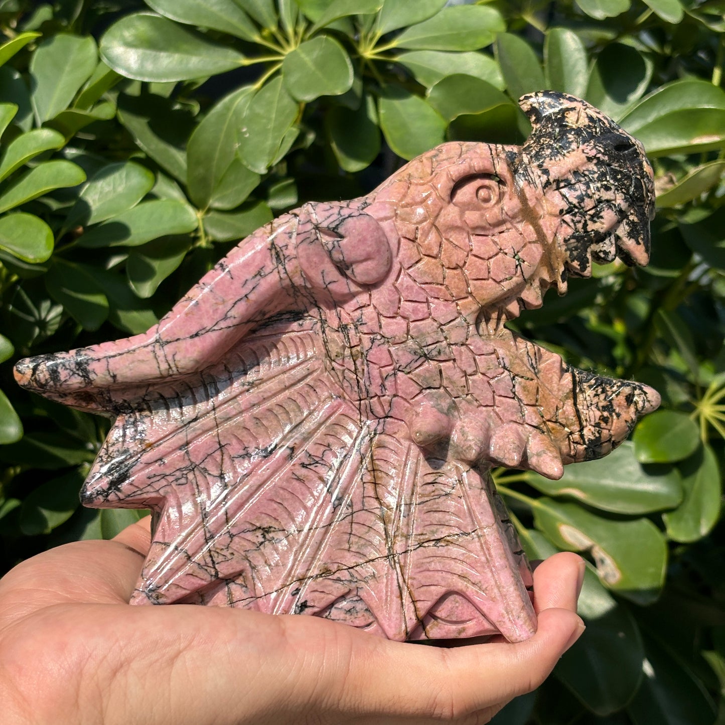 Hand-Carved Crystal Carving,Best Gift ,Dragon,home decor ,peacock,Egle,Bear...