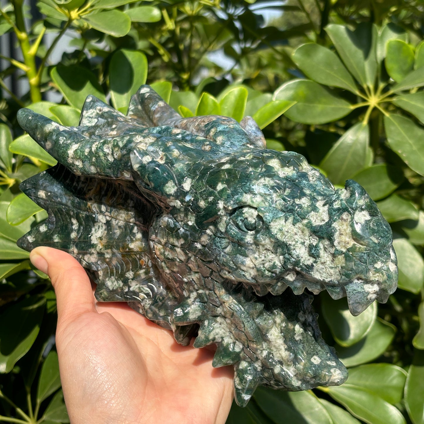 Hand-Carved Crystal Carving,Best Gift ,Dragon,home decor ,peacock,Egle,Bear...