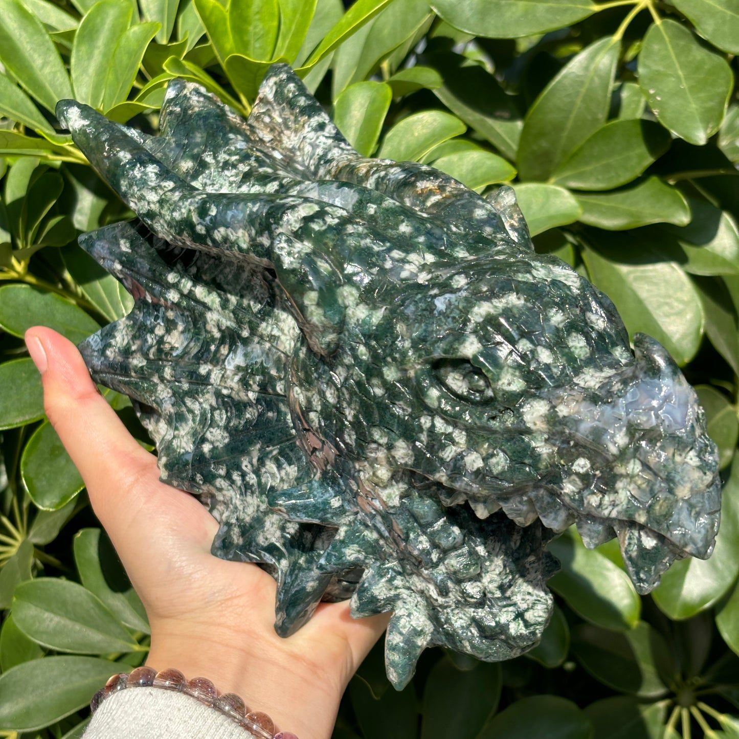 Hand-Carved Crystal Carving,Best Gift ,Dragon,home decor ,peacock,Egle,Bear...