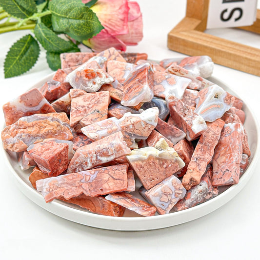 "Assorted cotton candy Agate Slices - Great for Crafts, Decorating and DIY Projects"