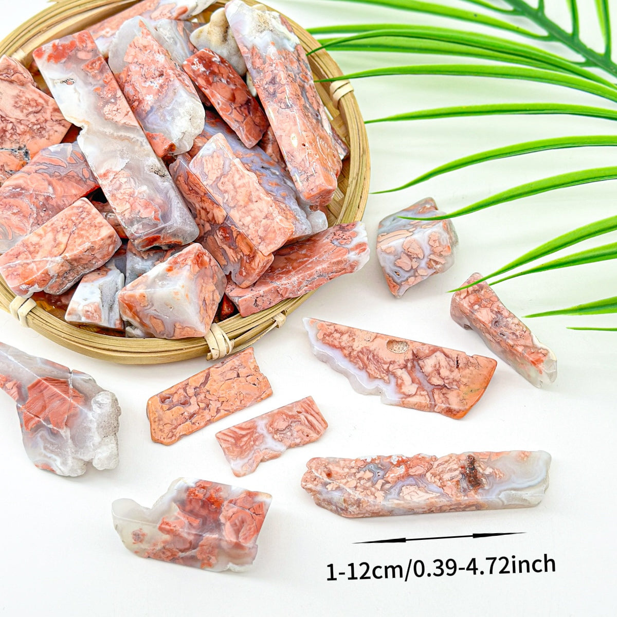 "Assorted cotton candy Agate Slices - Great for Crafts, Decorating and DIY Projects"
