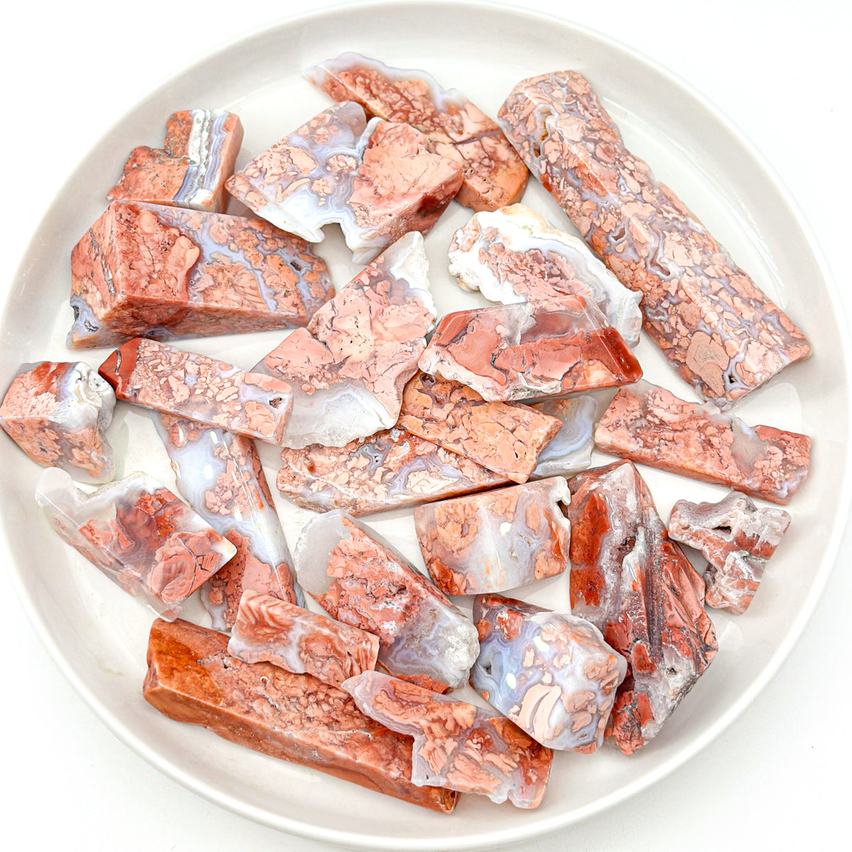 "Assorted cotton candy Agate Slices - Great for Crafts, Decorating and DIY Projects"