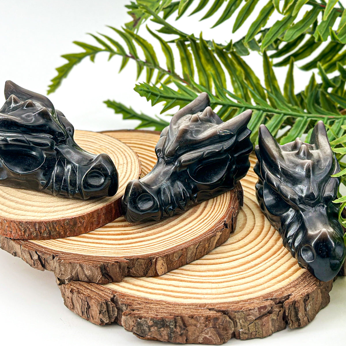 1 count  "Hand Carved Crystal Dragon Head Sculpture - Natural Stone Animal Statue, For Decoration, Symbol of Strength"