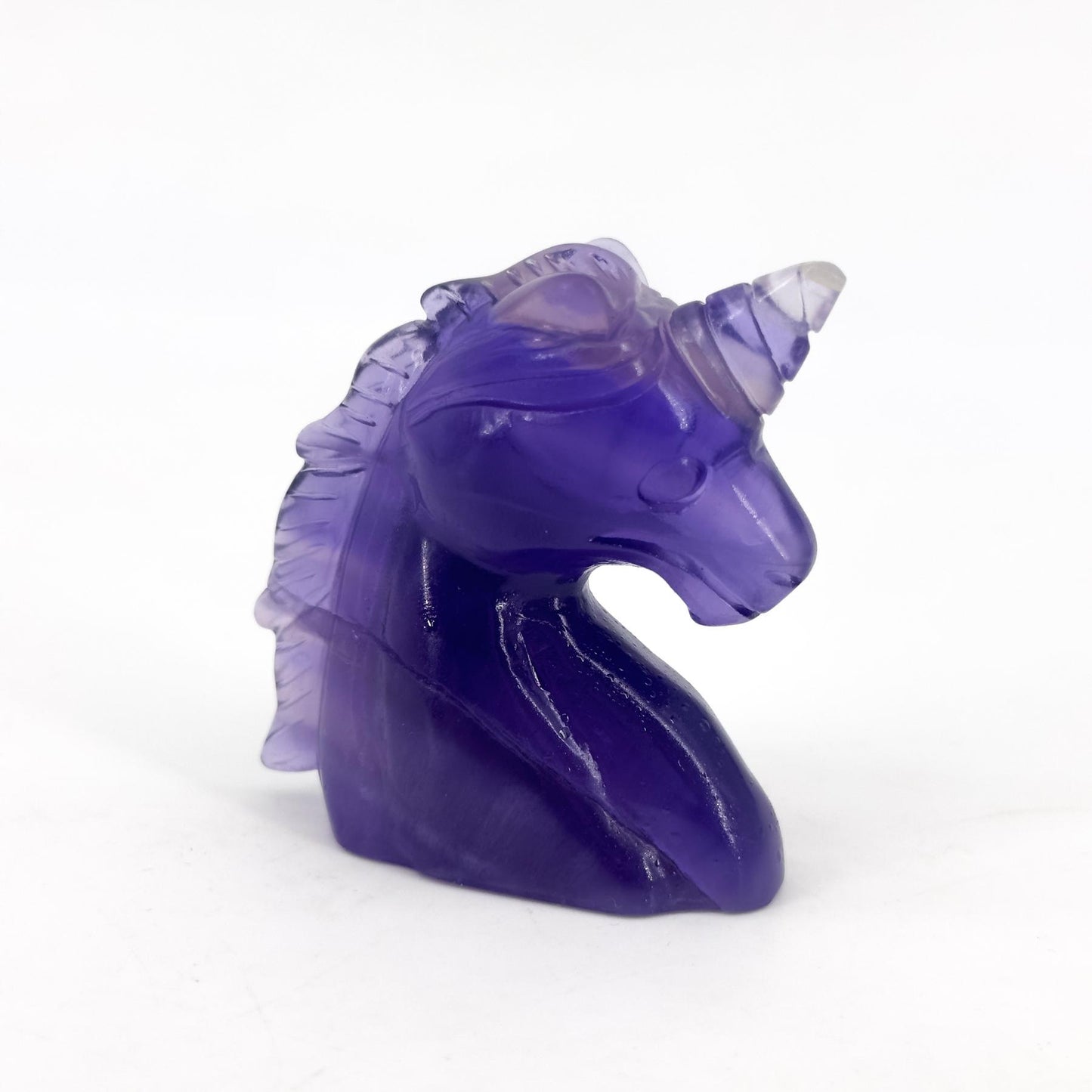 Unicorn Decoration natural Gemstone Carving , spiritual meditation table home decoration gift, cute ornaments