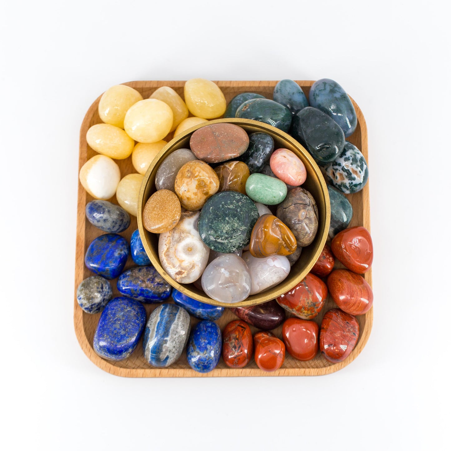 Crystal Tumble 100g,Natural Healing Gemstone Tumble: Versatile Decorative Elements with Energizing Properties