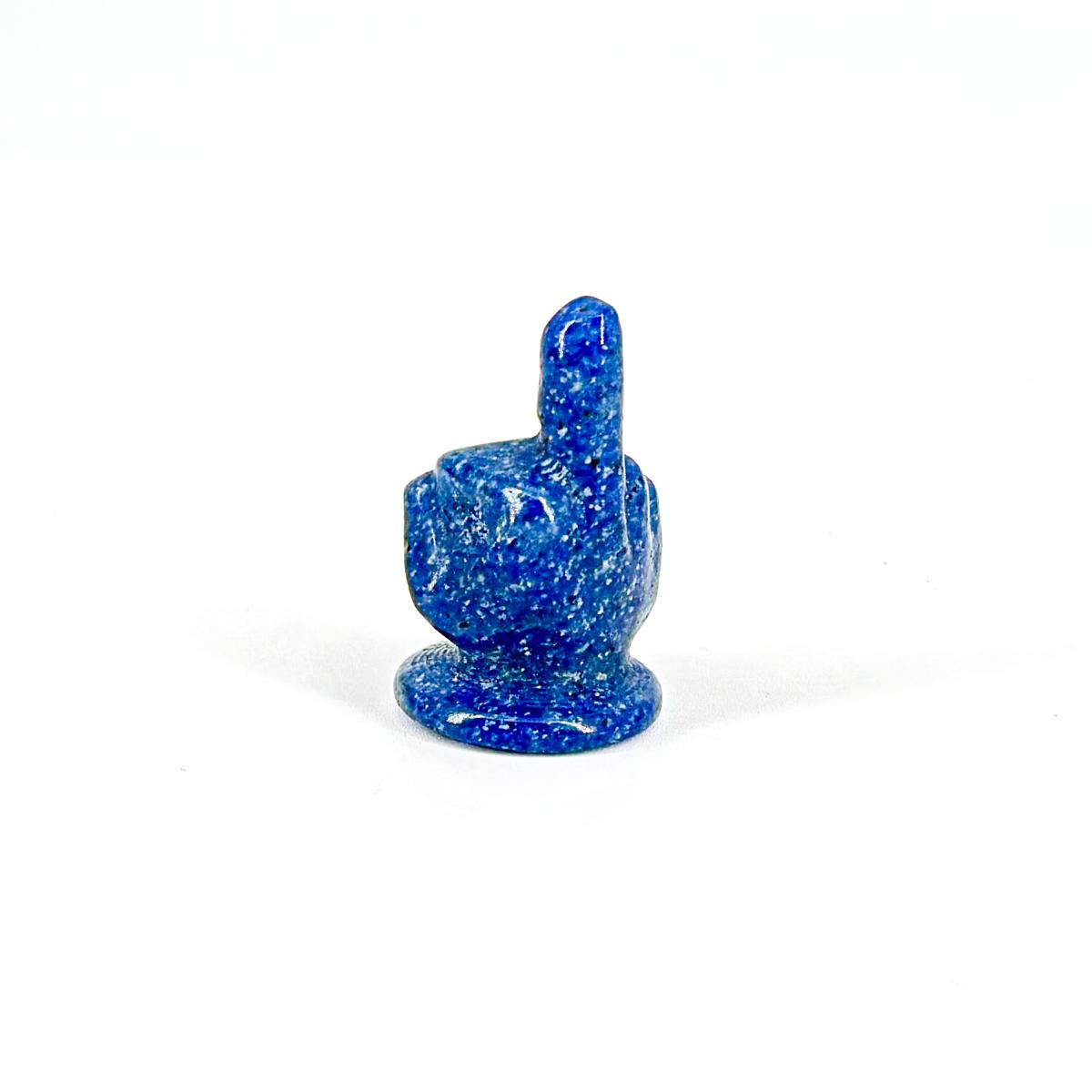 1 Count Mini Middle Finger Crystal Carving, gesture decoration, home decoration, holiday gift