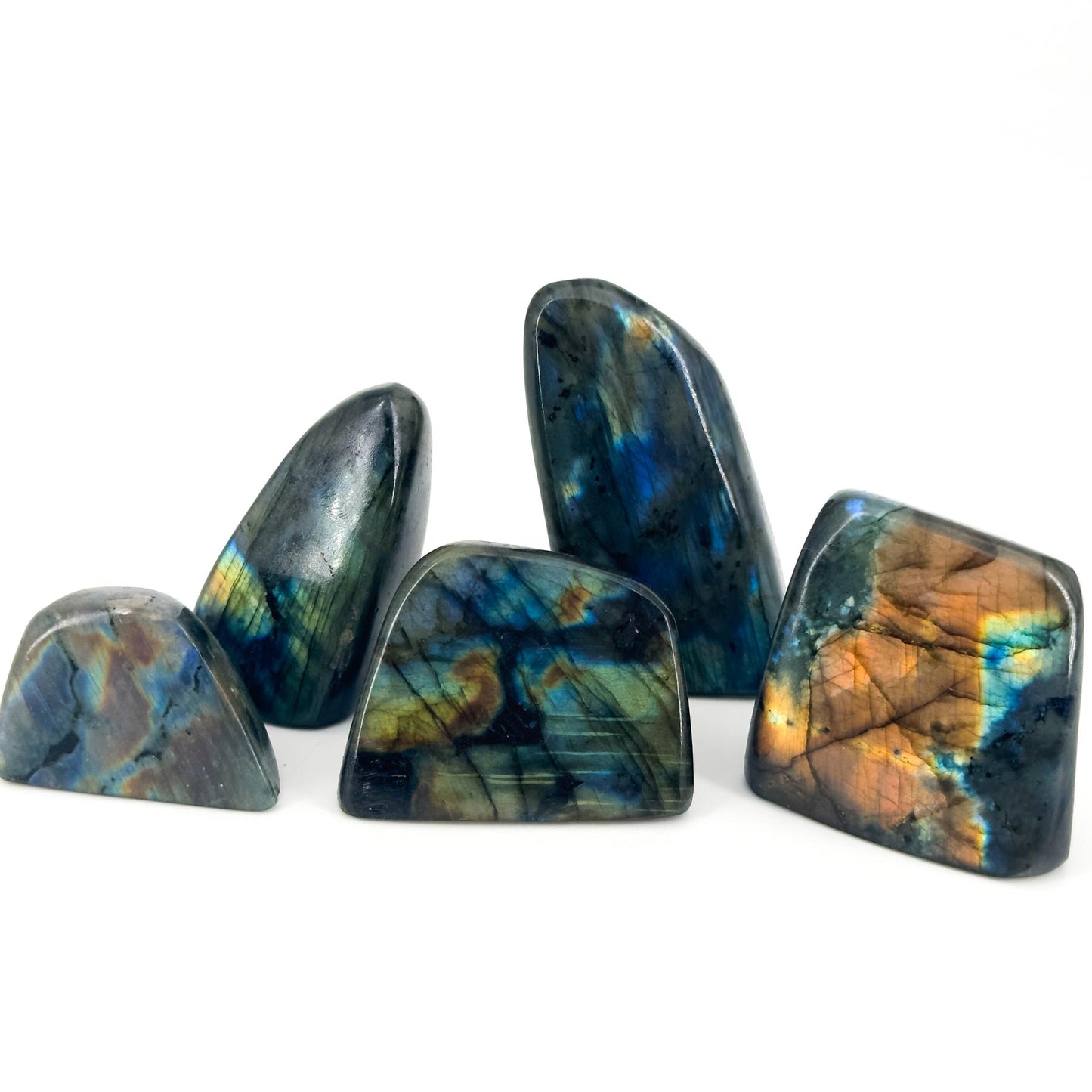 1 count Natural Labradorite Freeform Gemstone - Mineral Chakra Crystal, Home Decor