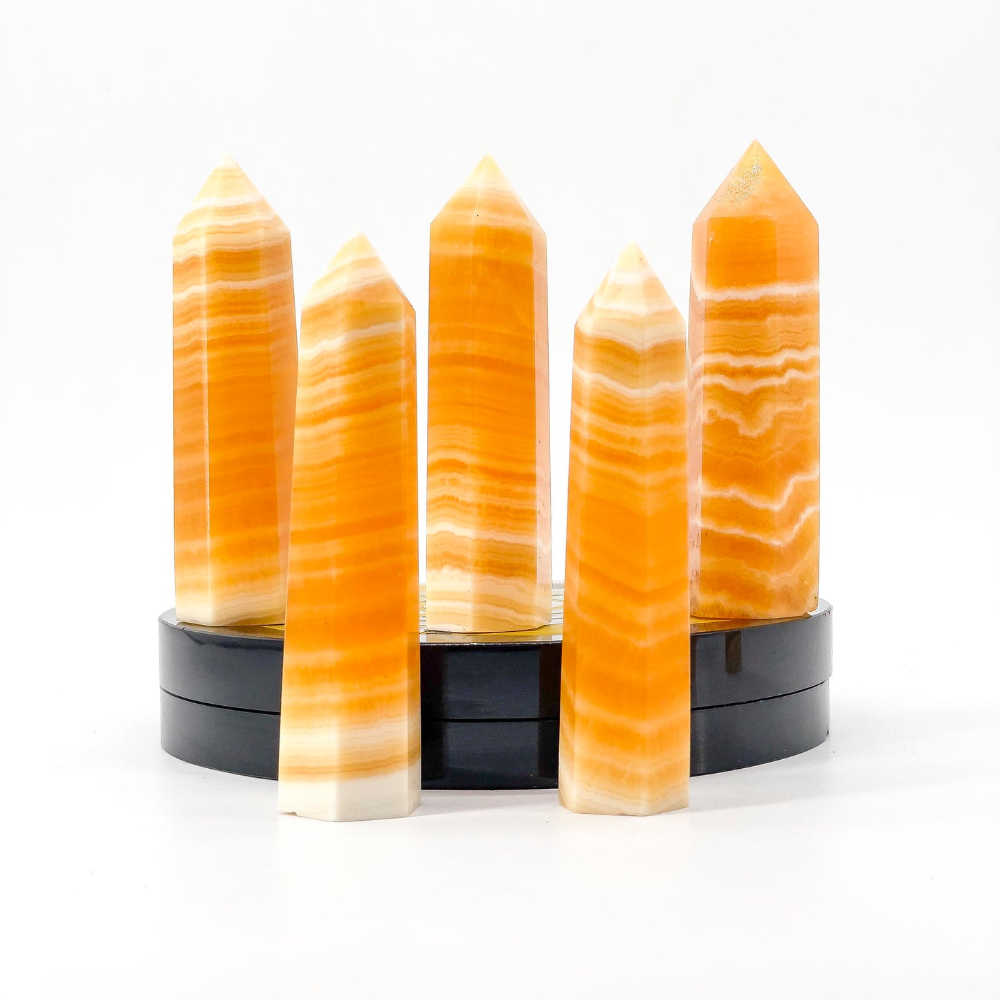 Yellow Calcite Tower, , Energy Crystal, For Home Decor, Office Bedroom House Decor