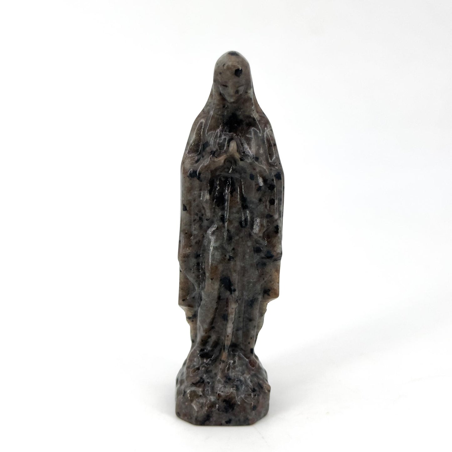 The Virgin Mary Crystal Carving, crystal healing ornament, home decoration collectible spiritual art, crystal gift