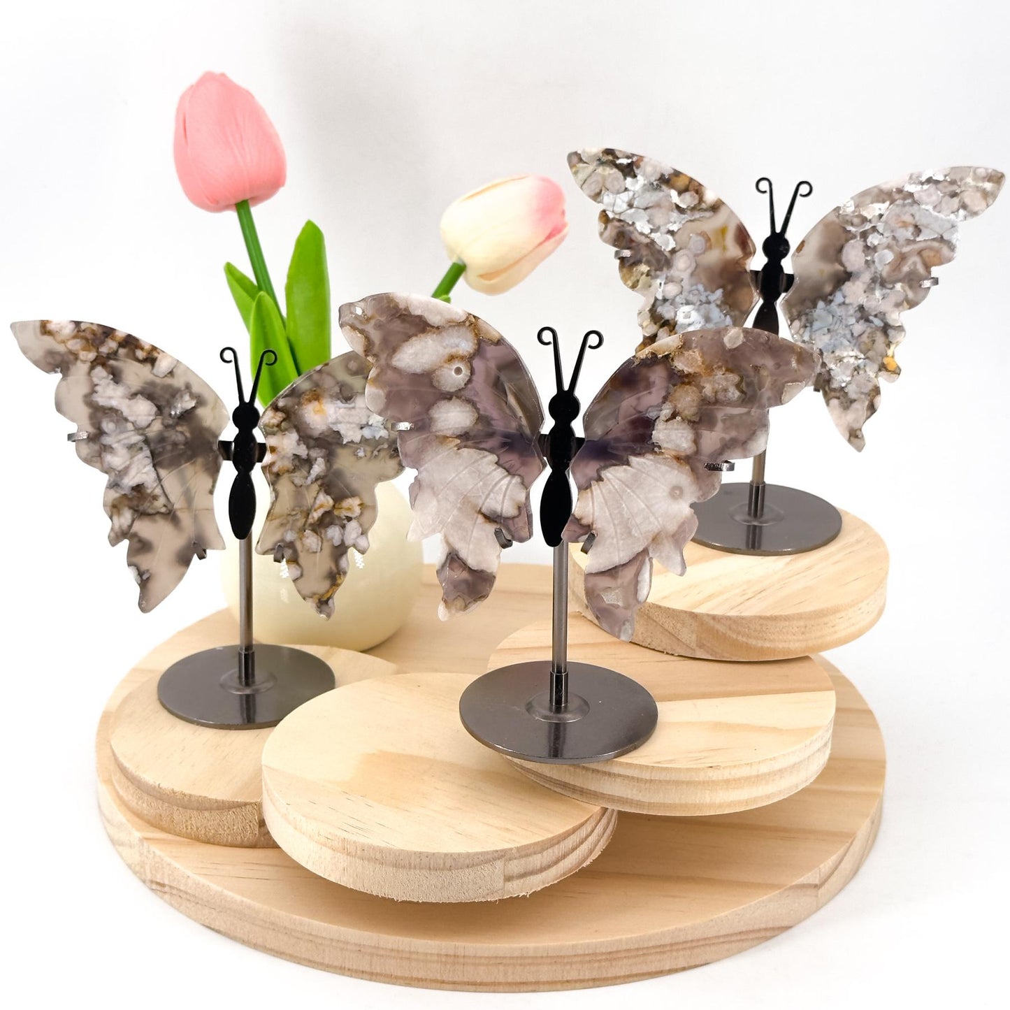 Elegant Natural Crystal Butterfly Wings,  Transform Your Home with Serene Light & Unique Elegance, Perfect Decor Gift