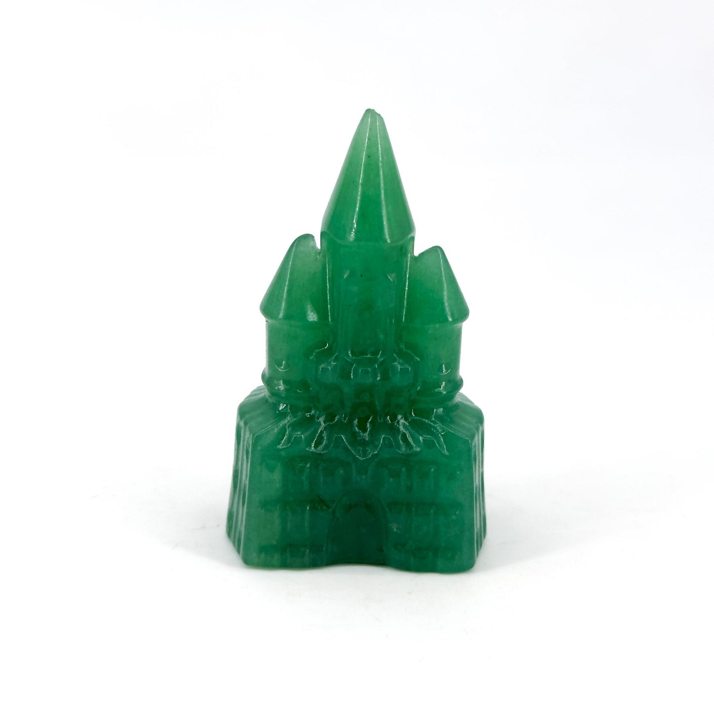 Natural Crystal Decoration ornaments Castle Carving, great decorative effect, creative gifts