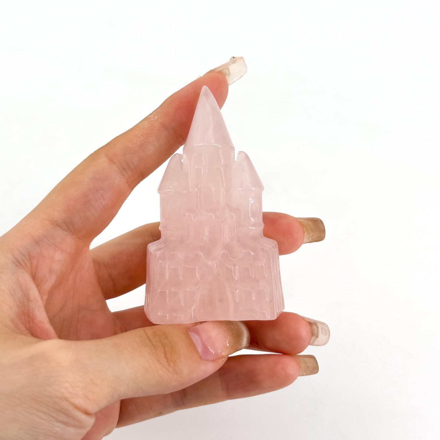 Natural Crystal Decoration ornaments Castle Carving, great decorative effect, creative gifts