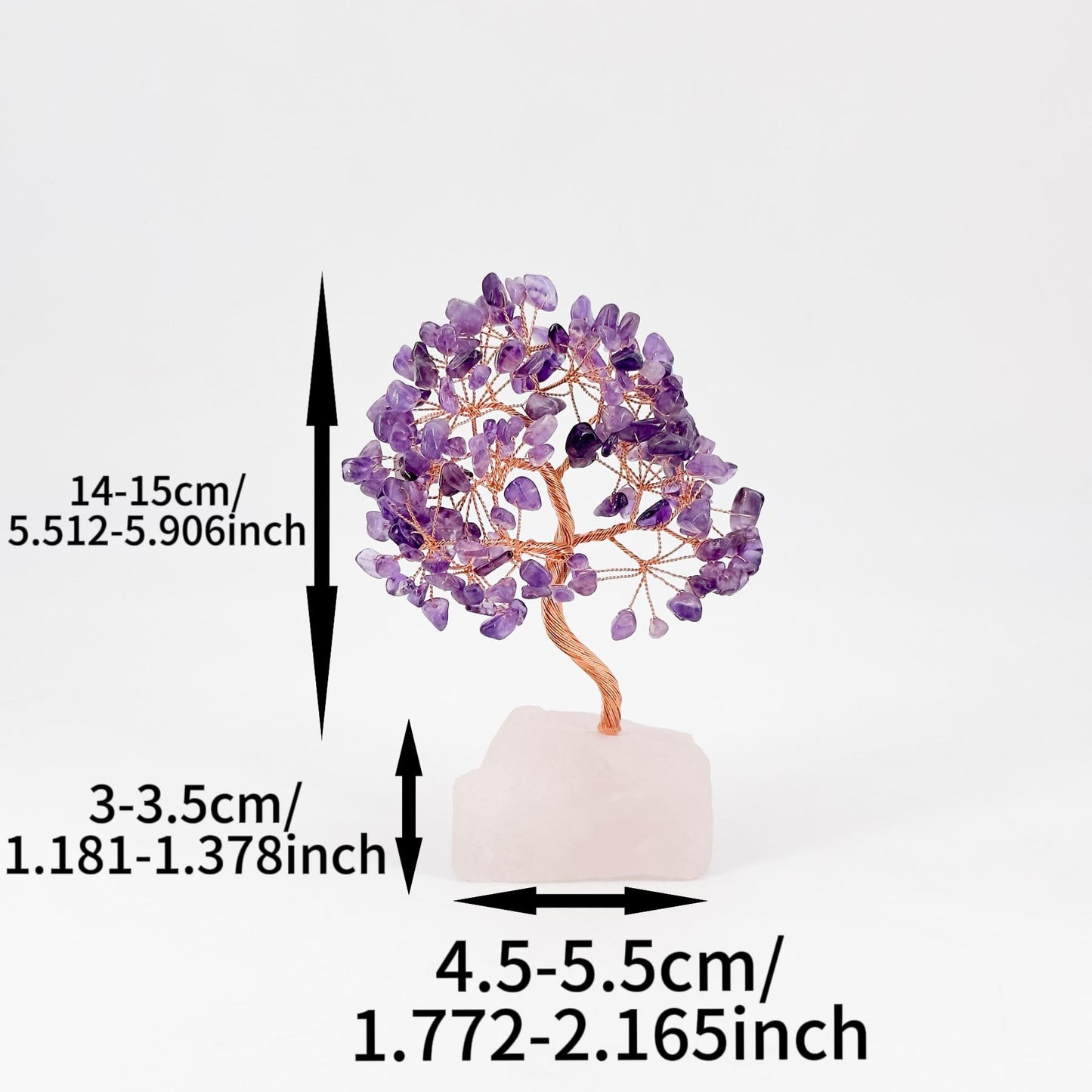 Medium Crystal Money Tree，Energizing Crystal Tree，Home Living Room Bar Cafe Decor Ornament