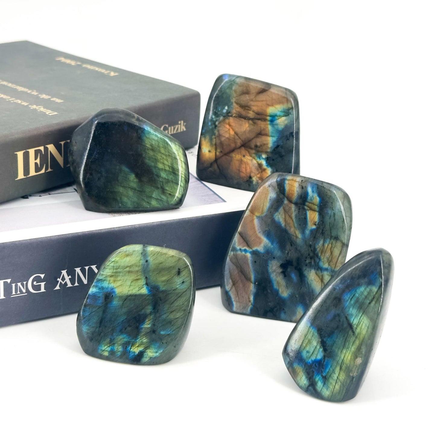 1 count Natural Labradorite Freeform Gemstone - Mineral Chakra Crystal, Home Decor