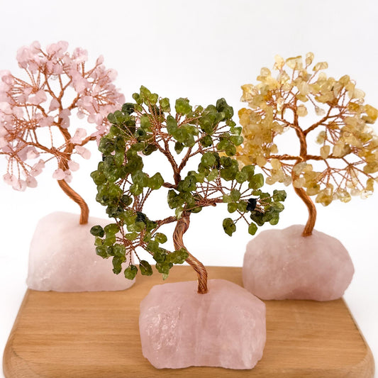 Medium Crystal Money Tree，Energizing Crystal Tree，Home Living Room Bar Cafe Decor Ornament