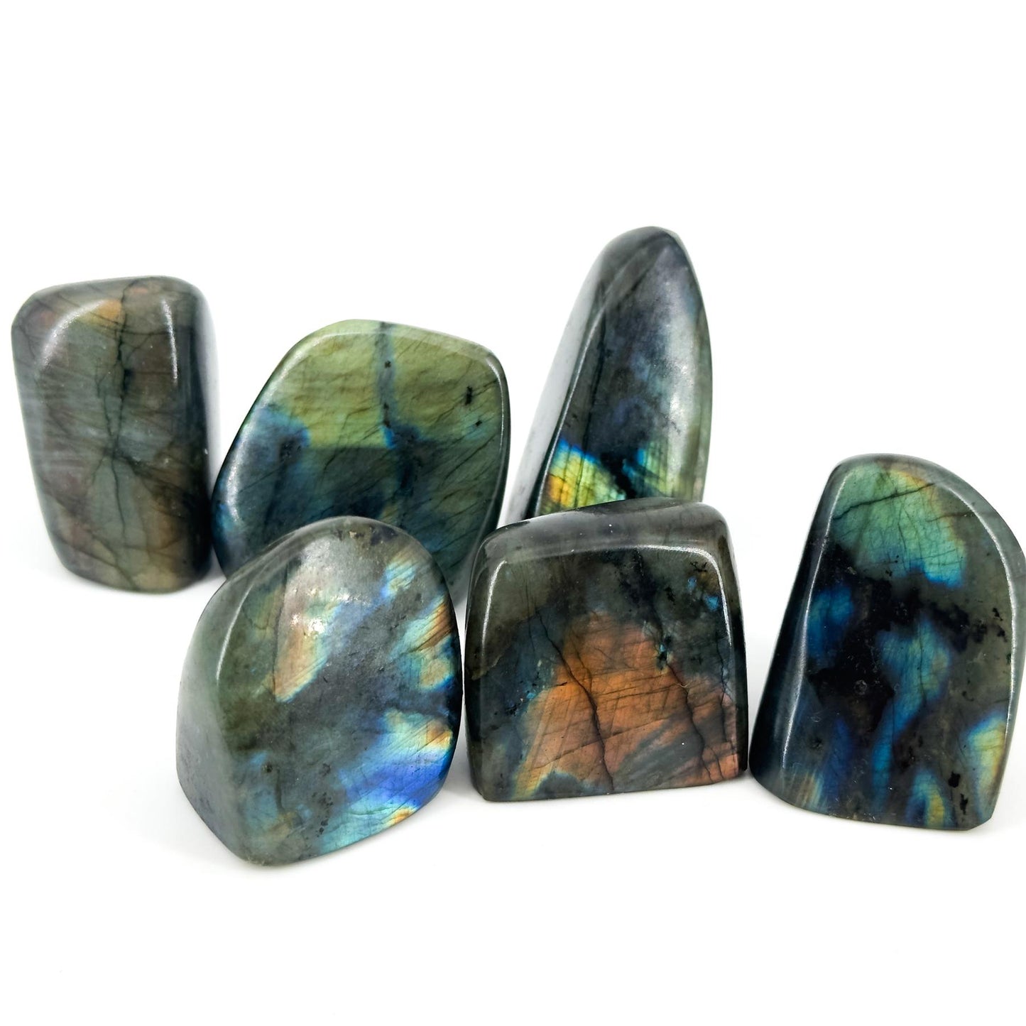 1 count Natural Labradorite Freeform Gemstone - Mineral Chakra Crystal, Home Decor