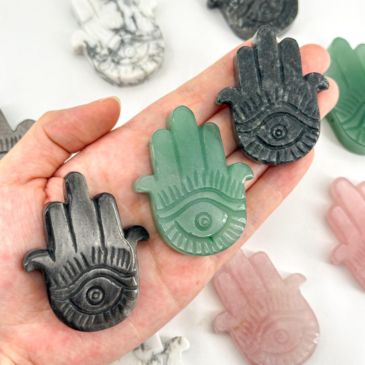 Crystal Hamsa Hand | Unique Decorative Piece