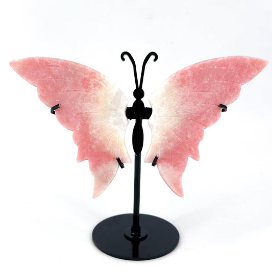 1 CountAssorted Natural Crystal Butterfly Wings - Pink Opal Butterfly Wings for Home Decoration | Healing Crystals | Crystal Décor |