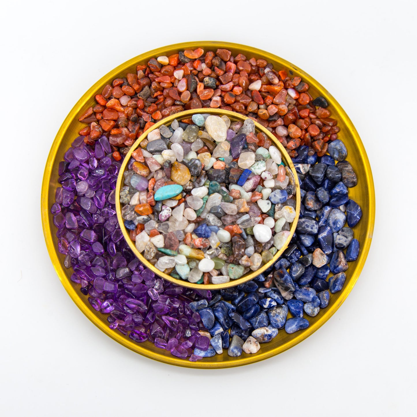 Crystal Chips 100g,Natural Healing Gemstone Chips: Versatile Decorative Elements with Energizing Properties