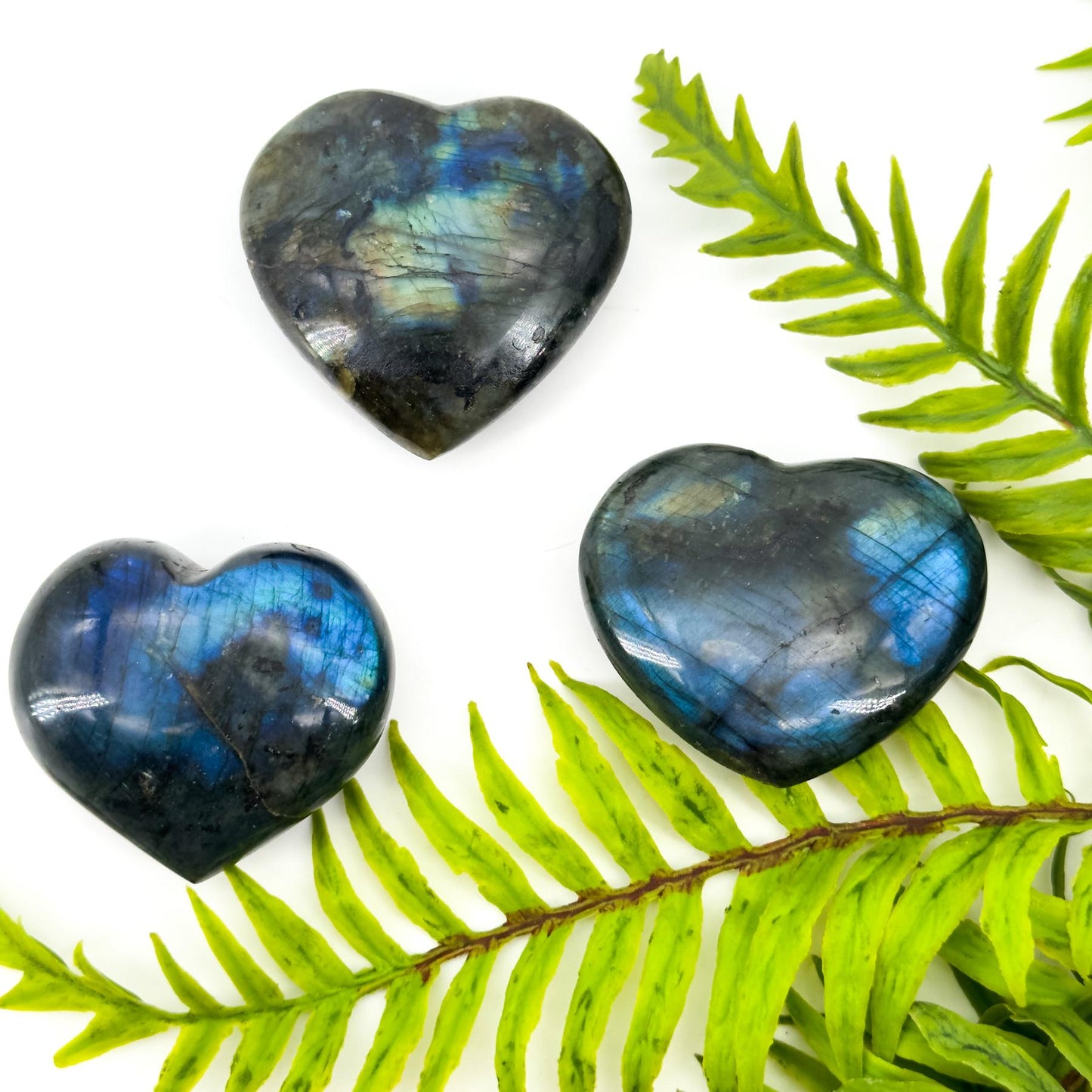 1 count Labradorite Crystal Heart，Natural Flashy Labradorite Cabochon Heart Shape Labradorite